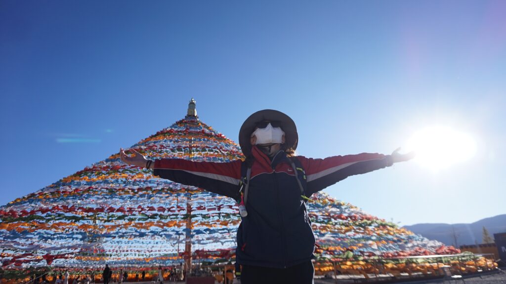 云南香格里拉大经幡 Da Jing Fan (Large Prayer Flags), Shangri-la, Yunnan, China